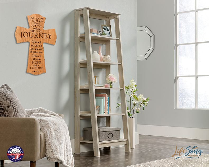 Every Day Wall Cross 8” x 11.25” - For I Know The Plans - LifeSong Milestones