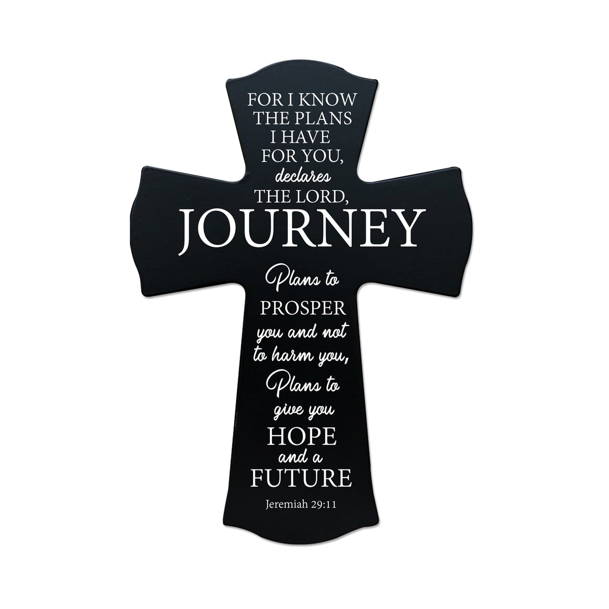 Every Day Wall Cross 8” x 11.25” - For I Know The Plans - LifeSong Milestones