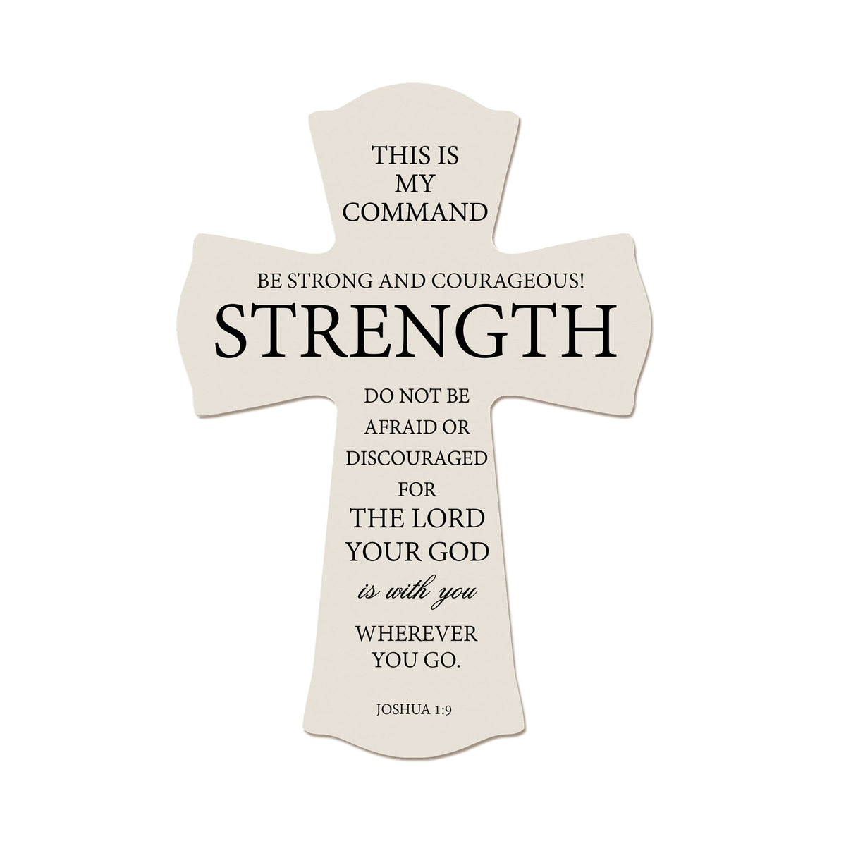 Every Day Wall Cross 8” x 11.25” - This Is My Command - LifeSong Milestones