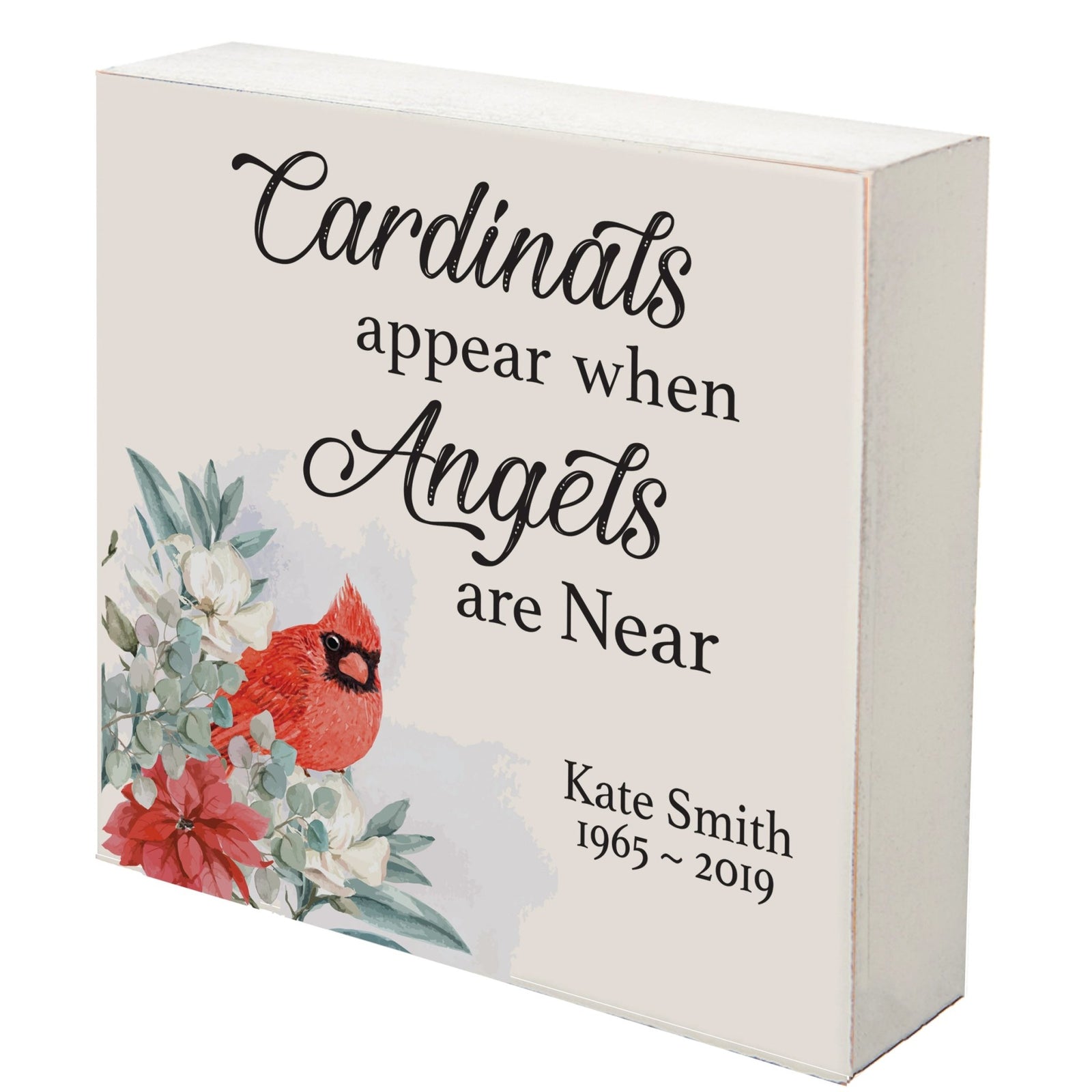 Everyday Cardinal Memorial Shelf Décor - Cardinals Appear - LifeSong Milestones