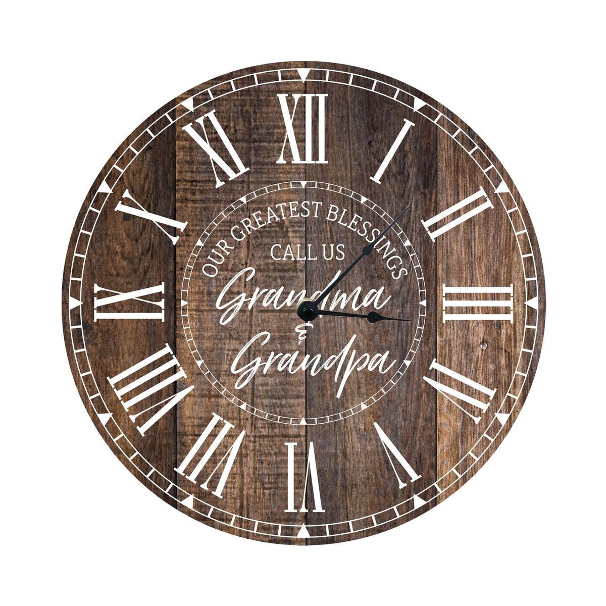 Everyday Home and Family Clock 12” x .0125” Grandma Greatest Blessing - LifeSong Milestones