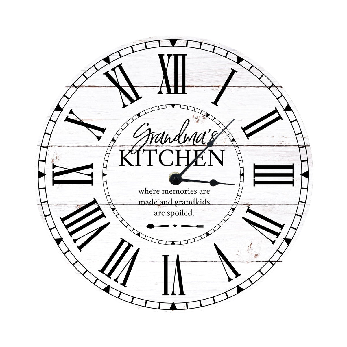 Everyday Home and Family Clock 12” x .0125” Grandma’s Kitchen - LifeSong Milestones
