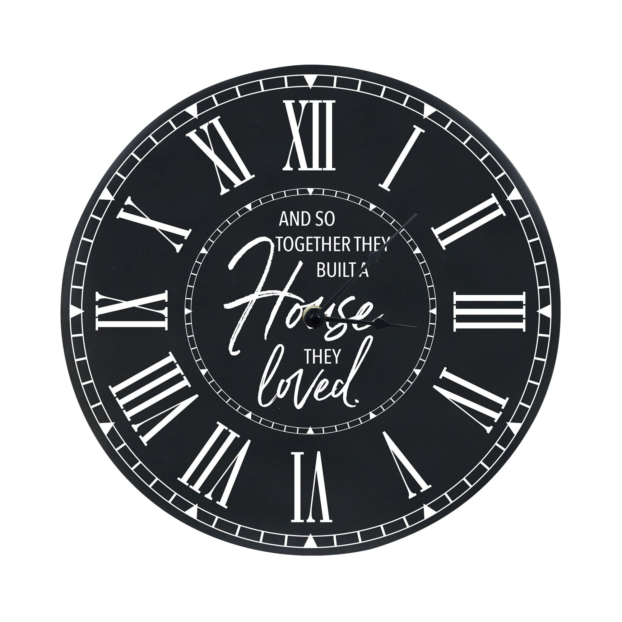 Everyday Home and Family Clock 12” x .75” And So Together - LifeSong Milestones