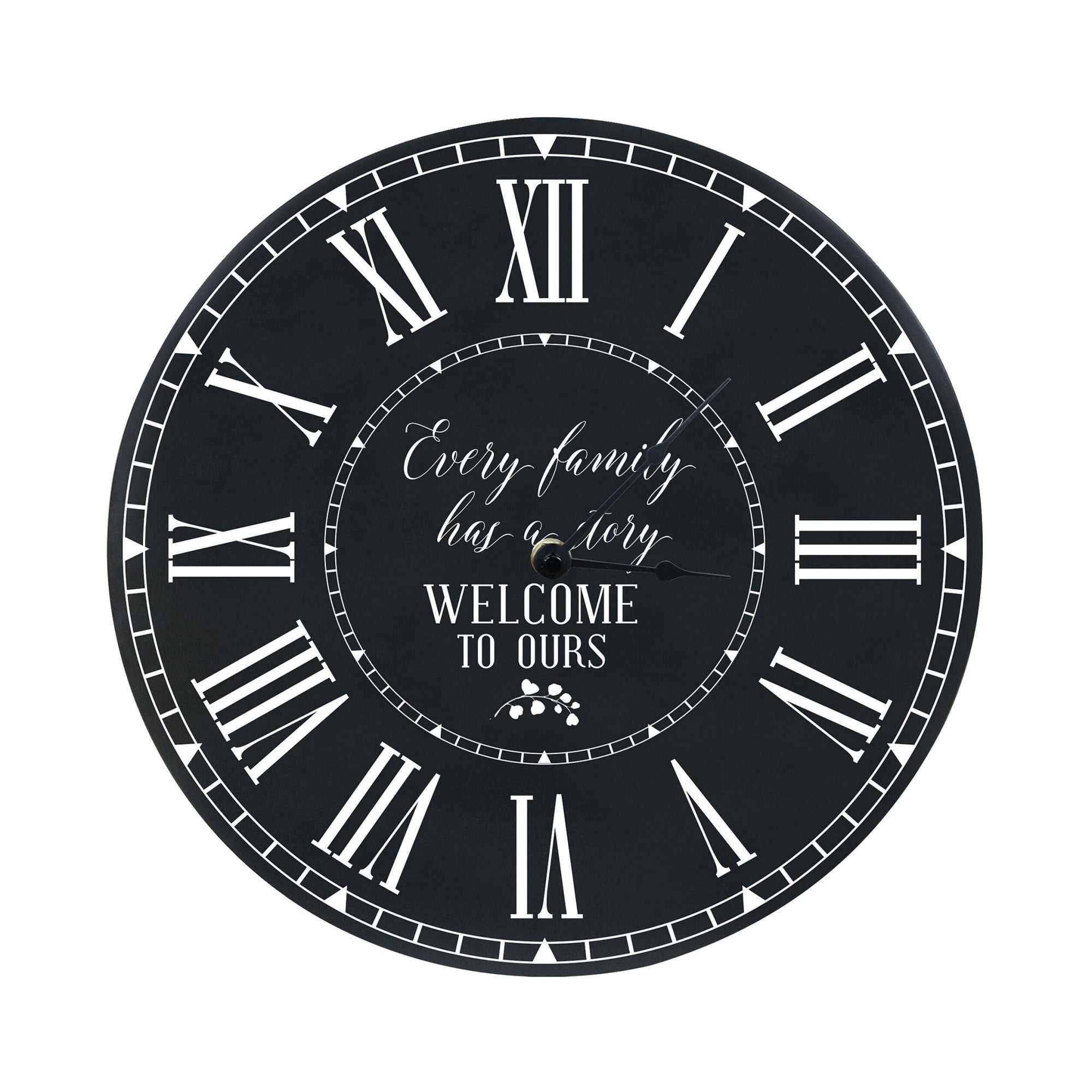 Everyday Home and Family Clock 12” x .75” Every Family Has - LifeSong Milestones