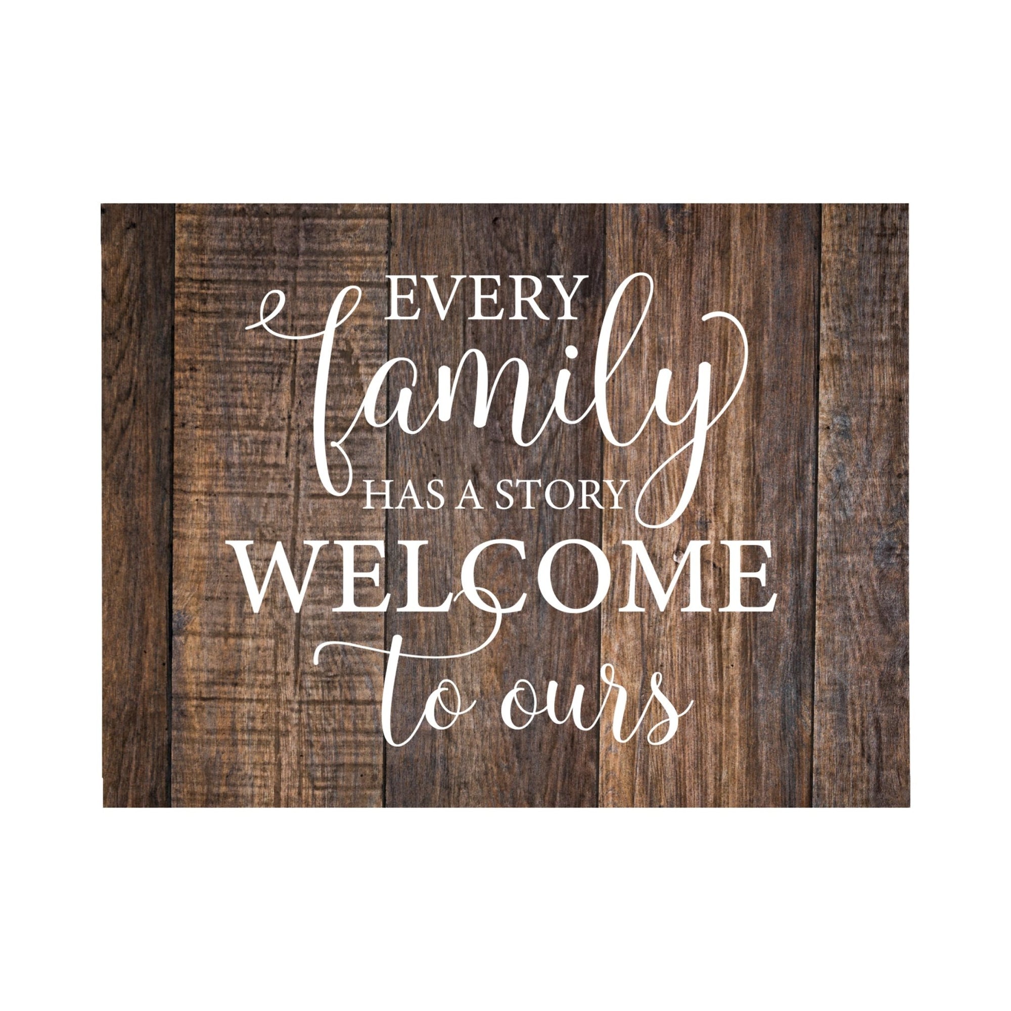 Everyday Inspirational 6.8 Wall Sign - Every Family Has - LifeSong Milestones
