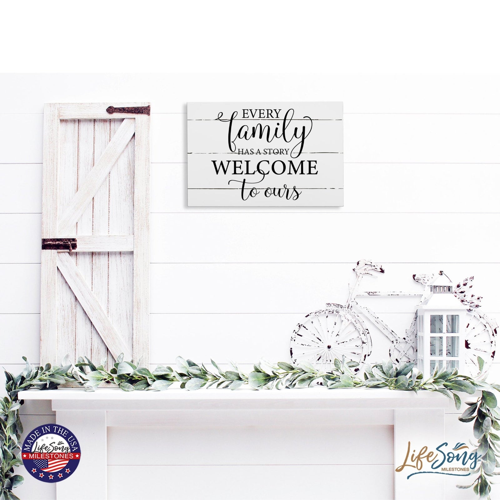 Everyday Inspirational 6.8 Wall Sign - Every Family Has - LifeSong Milestones