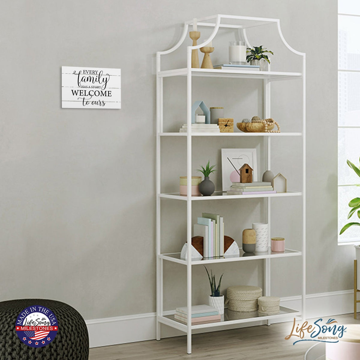 Everyday Inspirational 6.8 Wall Sign - Every Family Has - LifeSong Milestones