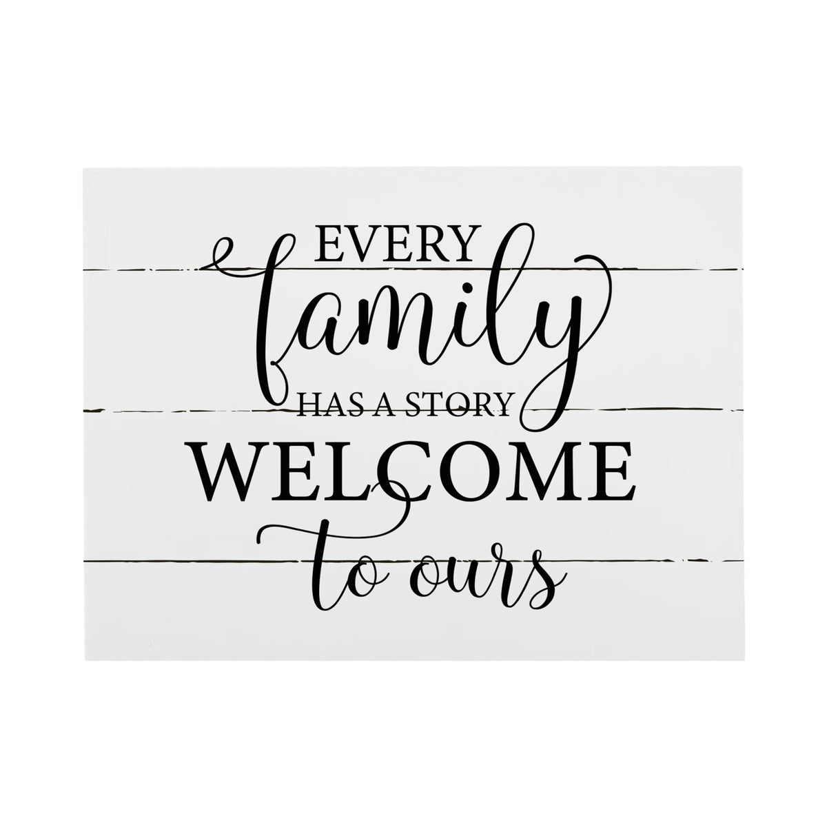 Everyday Inspirational 6.8 Wall Sign - Every Family Has - LifeSong Milestones