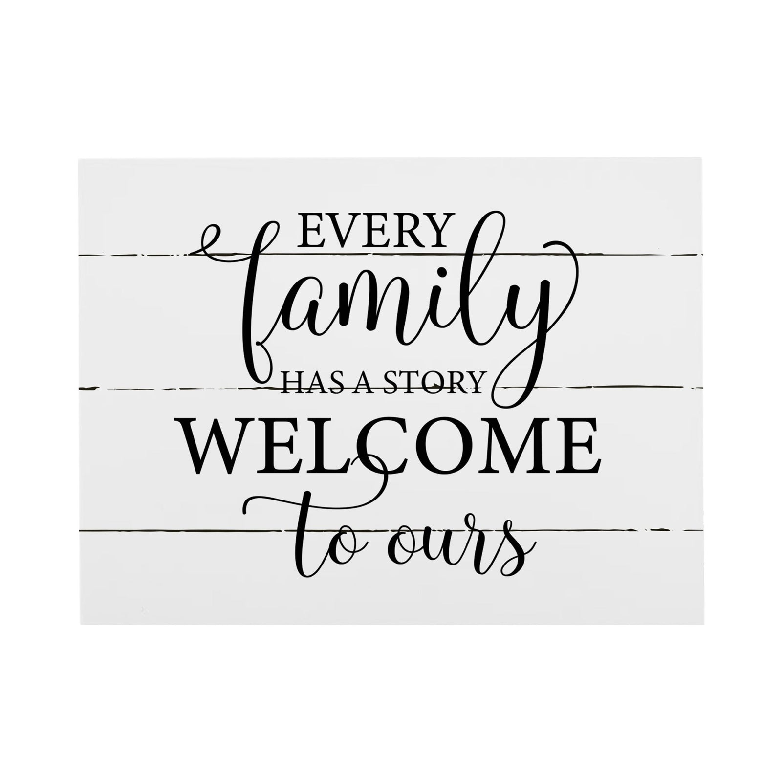 Everyday Inspirational 6.8 Wall Sign - Every Family Has - LifeSong Milestones