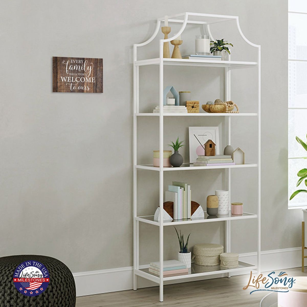 Everyday Inspirational 6.8 Wall Sign - Every Family Has - LifeSong Milestones