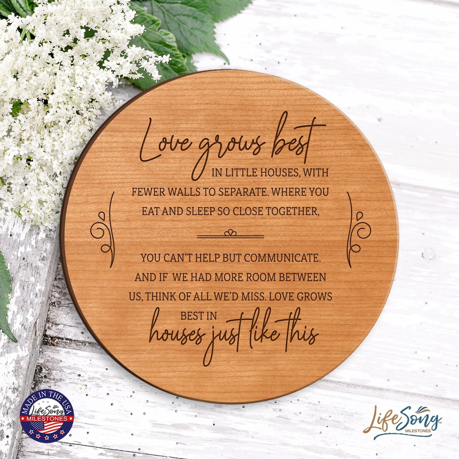 Everyday Lazy Susan 12x12 Grandparents - LifeSong Milestones