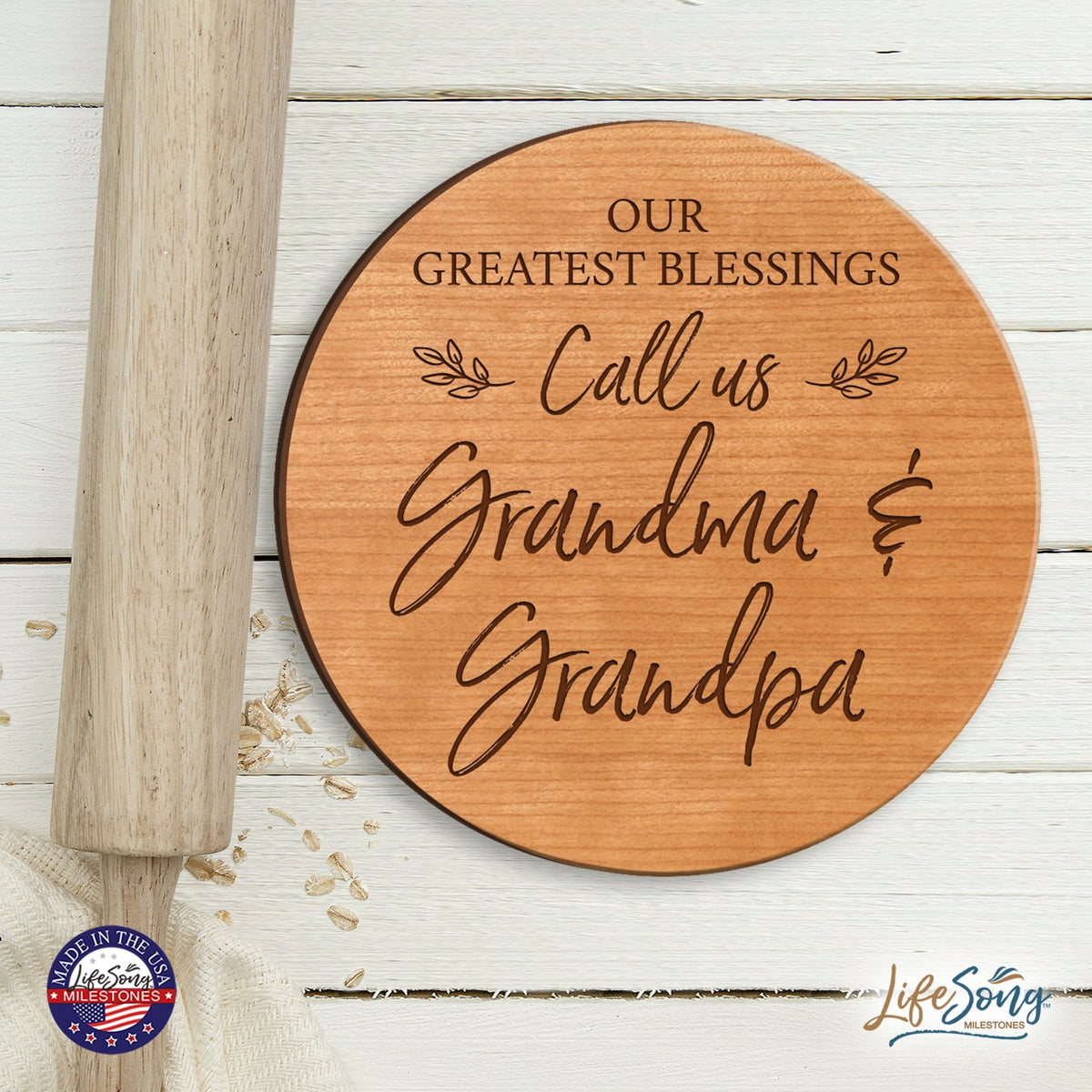 Everyday Lazy Susan 12x12 Greatest Blessings - LifeSong Milestones
