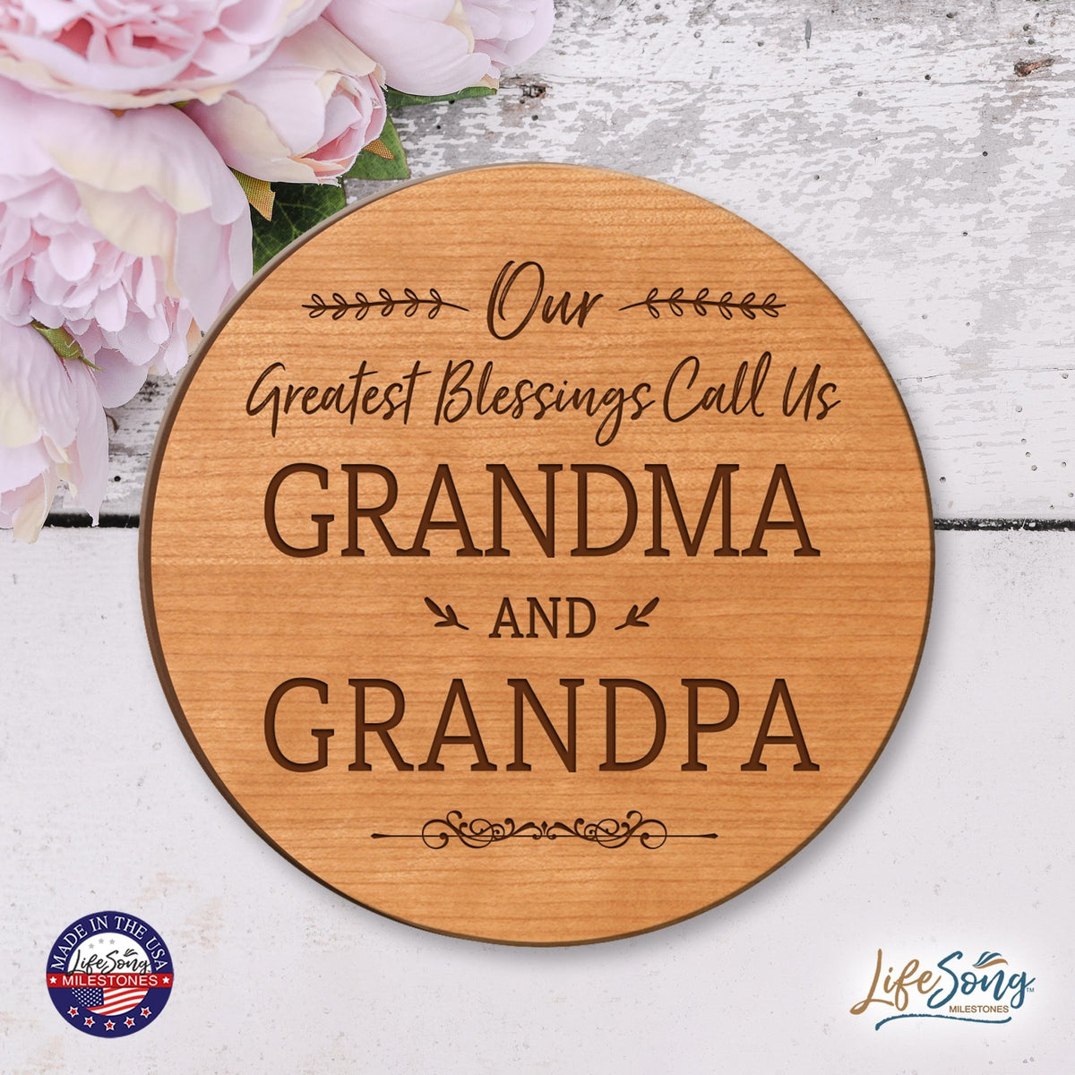 Everyday Lazy Susan 12x12 Greatest Blessings - LifeSong Milestones