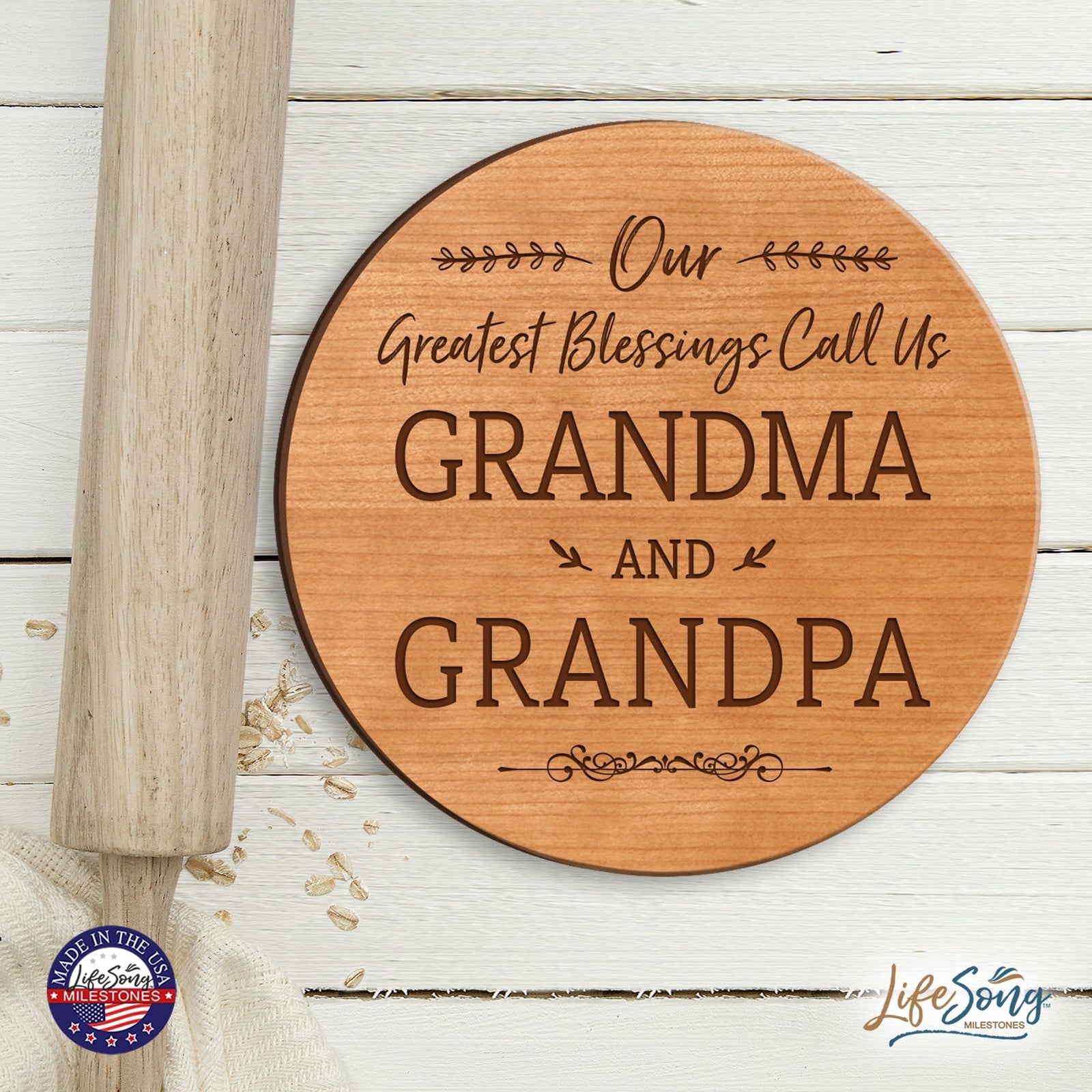 Everyday Lazy Susan 12x12 Greatest Blessings - LifeSong Milestones