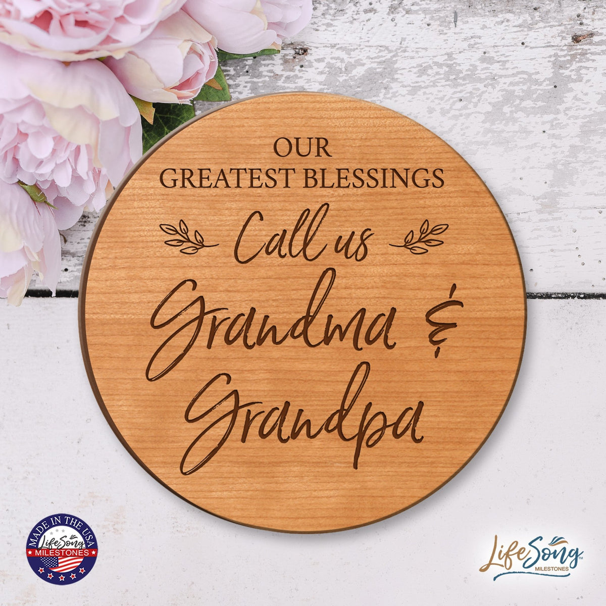 Everyday Lazy Susan 12x12 Greatest Blessings - LifeSong Milestones