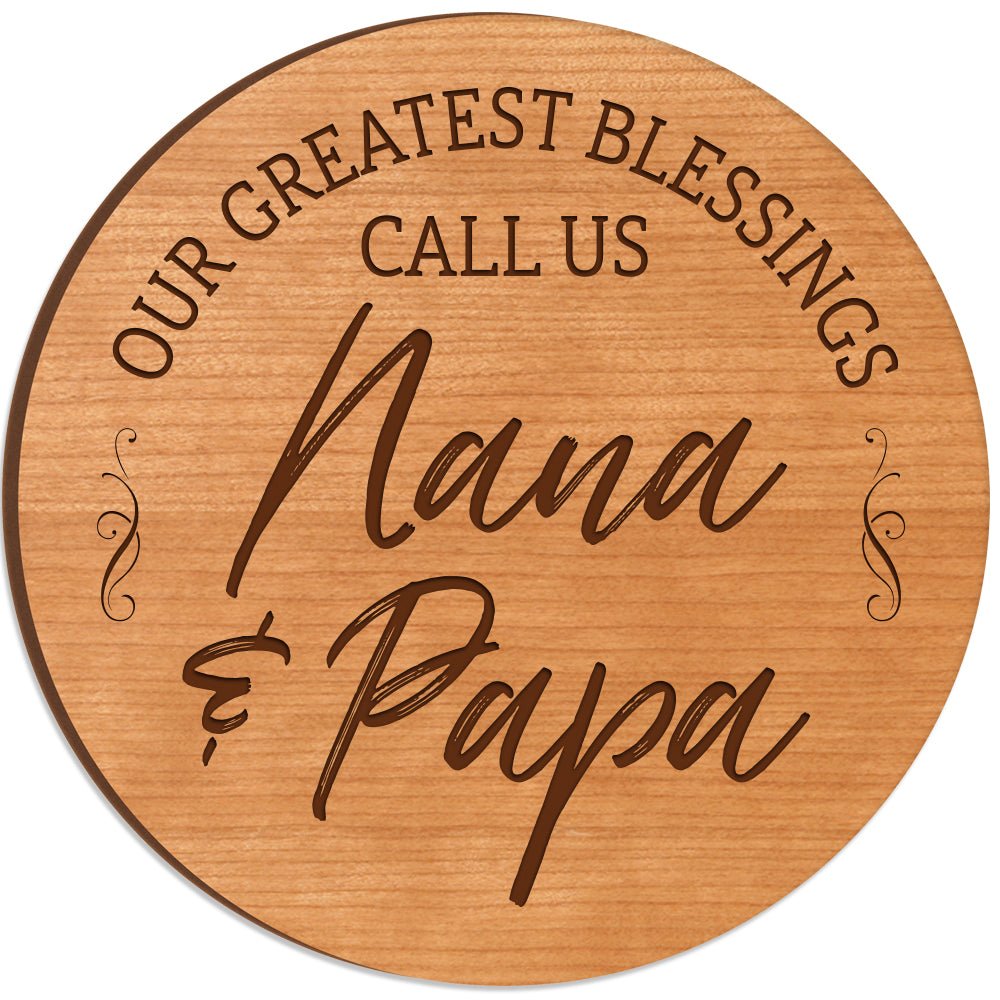 Everyday Lazy Susan 12x12 Greatest Blessings Nana & Papa - LifeSong Milestones