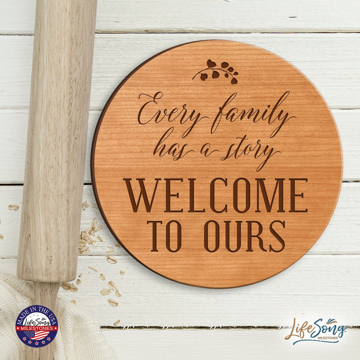 Everyday Lazy Susan 12x12 Mixed Verses - LifeSong Milestones