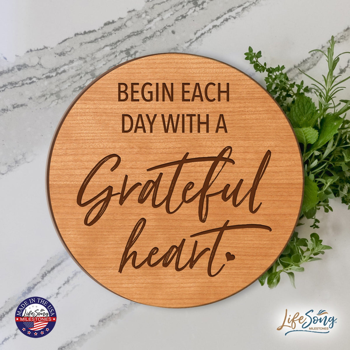 Everyday Lazy Susan 12x12 Mixed Verses - LifeSong Milestones