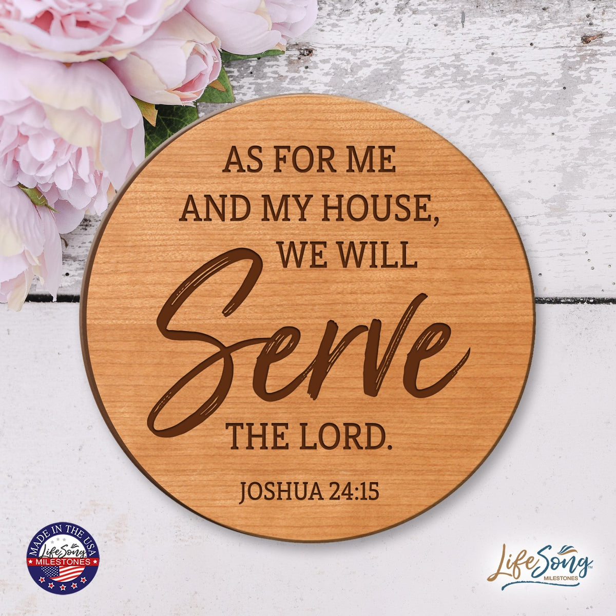 Everyday Lazy Susan 12x12 Mixed Verses - LifeSong Milestones