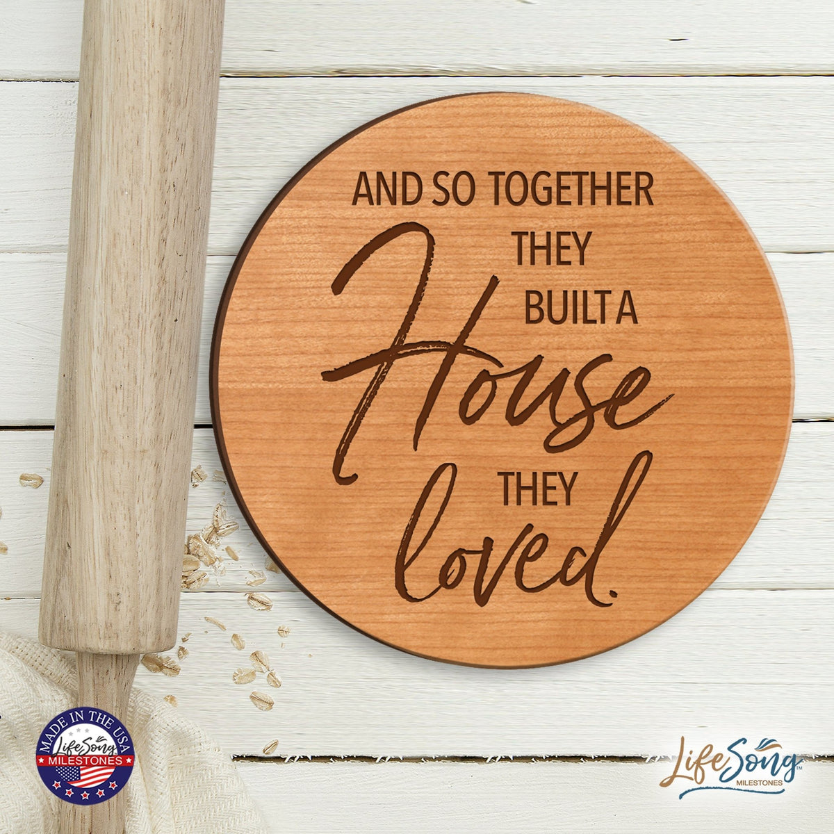 Everyday Lazy Susan 12x12 Mixed Verses - LifeSong Milestones