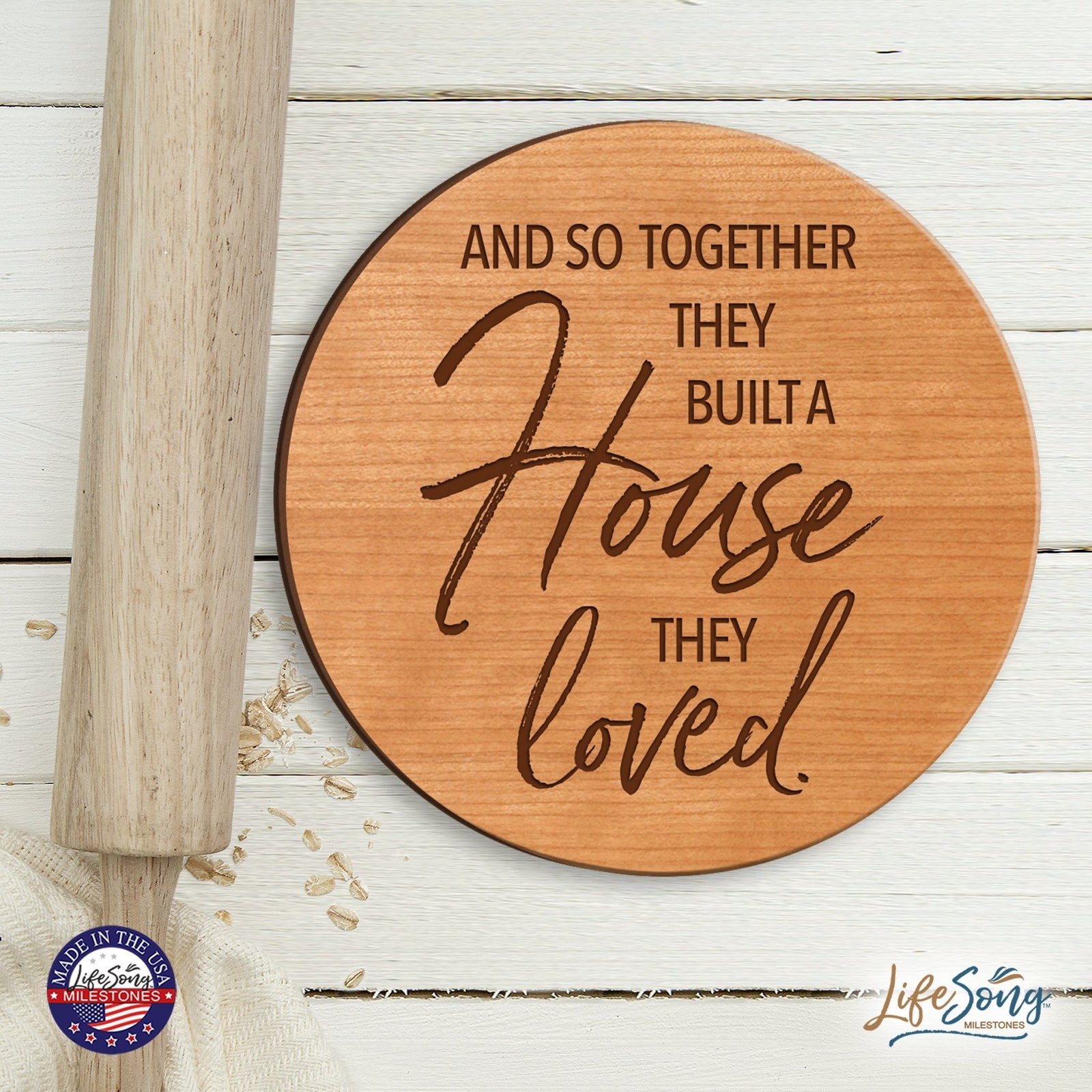 Everyday Lazy Susan 12x12 Mixed Verses - LifeSong Milestones