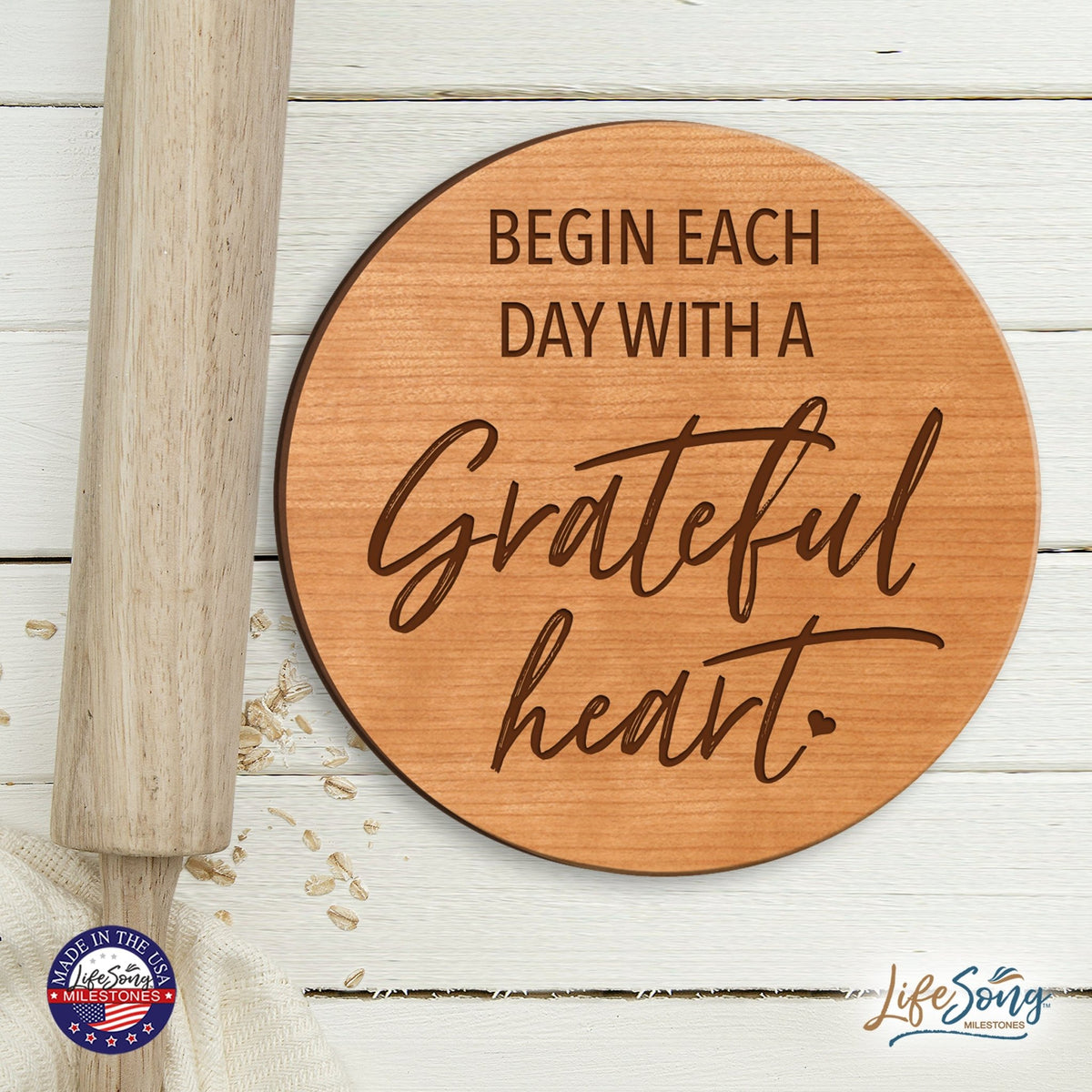 Everyday Lazy Susan 12x12 Mixed Verses - LifeSong Milestones