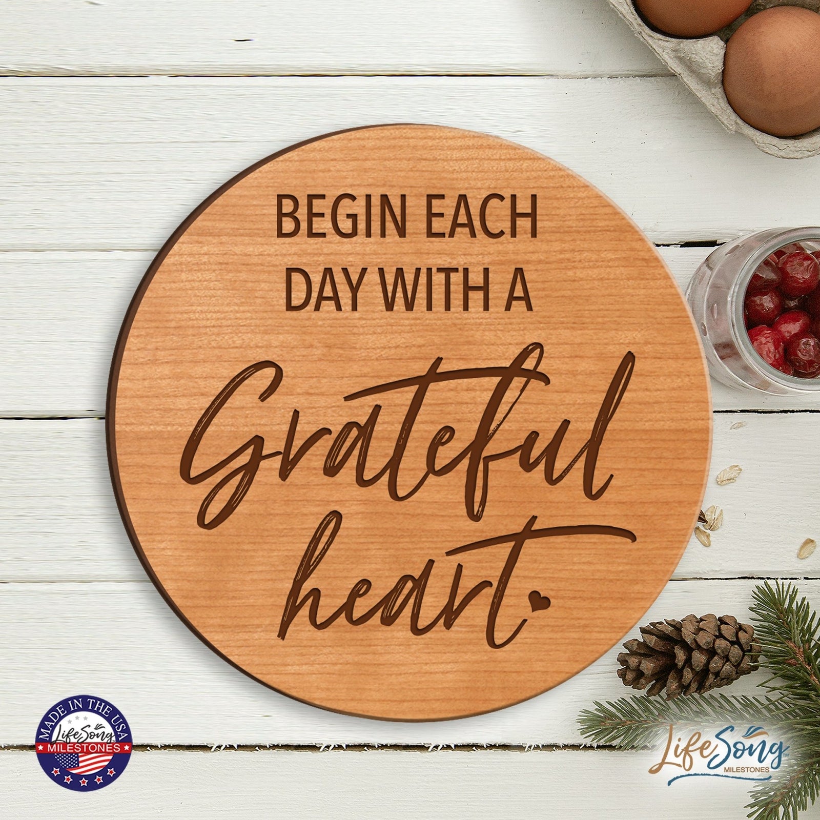 Everyday Lazy Susan 12x12 Mixed Verses - LifeSong Milestones