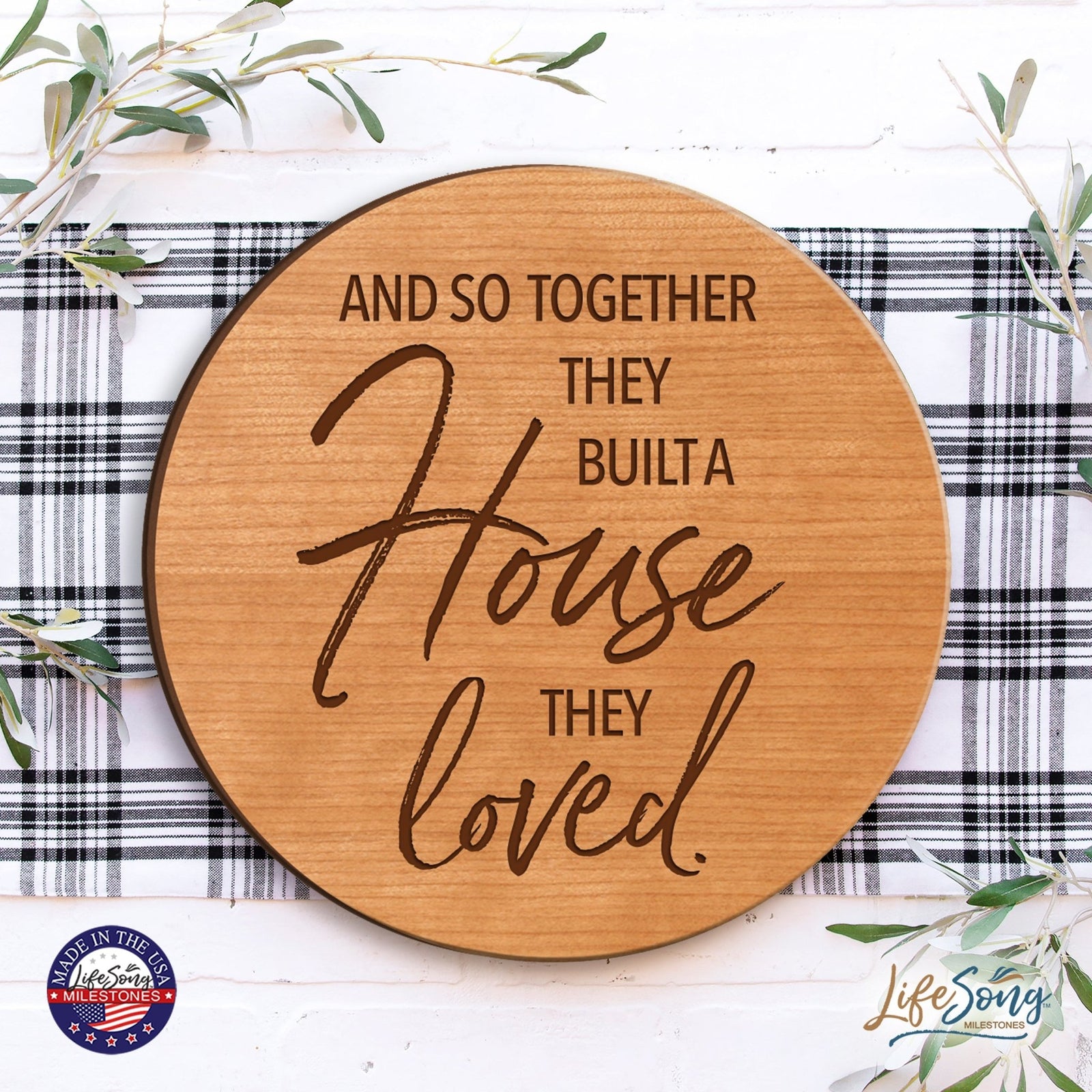 Everyday Lazy Susan 12x12 Mixed Verses - LifeSong Milestones