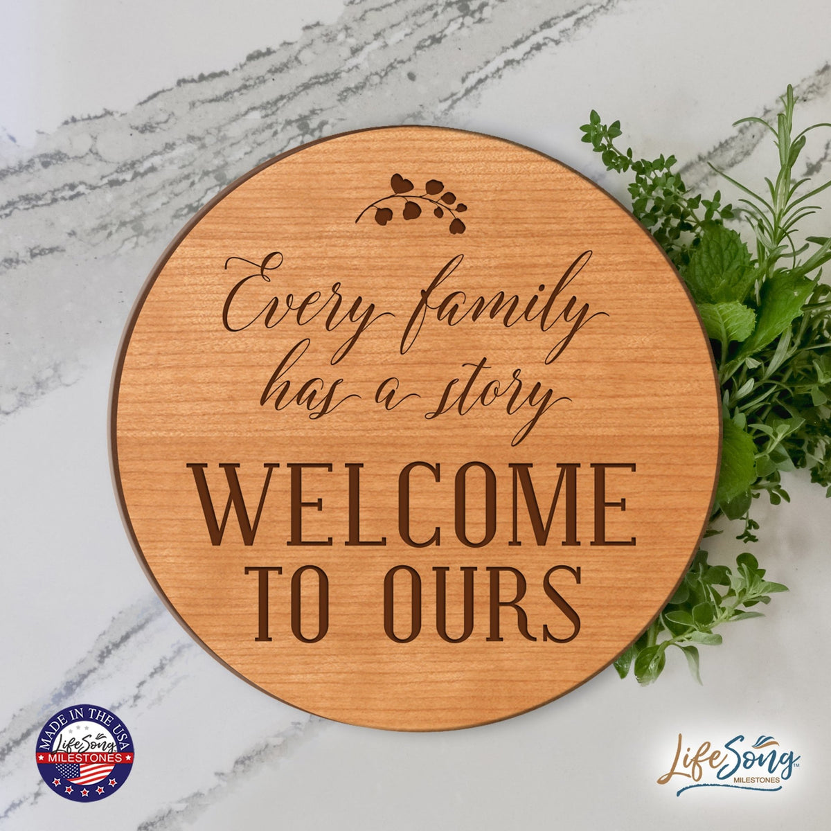 Everyday Lazy Susan 12x12 Mixed Verses - LifeSong Milestones