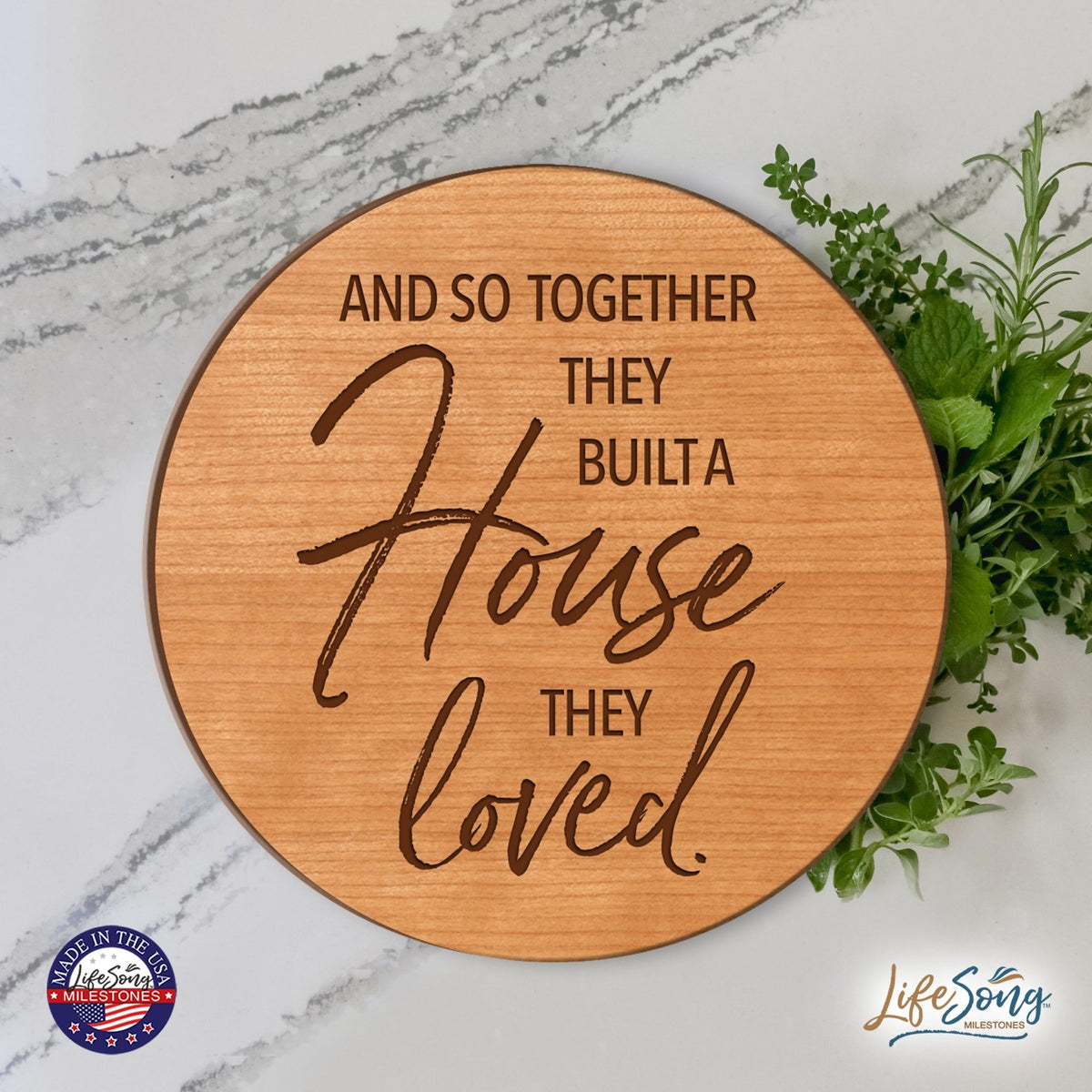 Everyday Lazy Susan 12x12 Mixed Verses - LifeSong Milestones