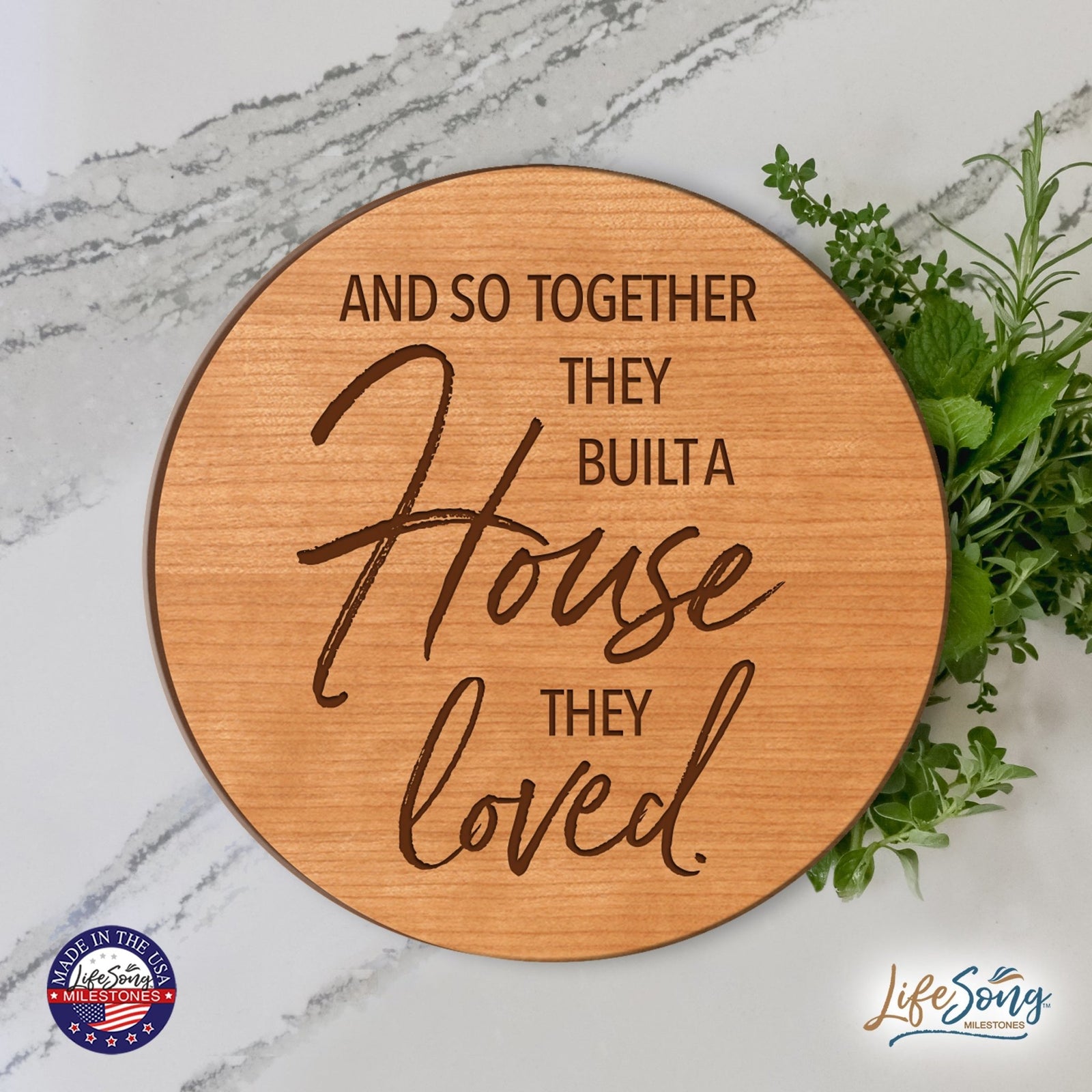 Everyday Lazy Susan 12x12 Mixed Verses - LifeSong Milestones