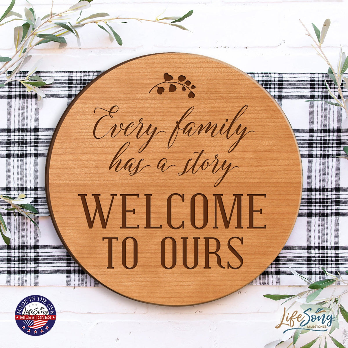 Everyday Lazy Susan 12x12 Mixed Verses - LifeSong Milestones