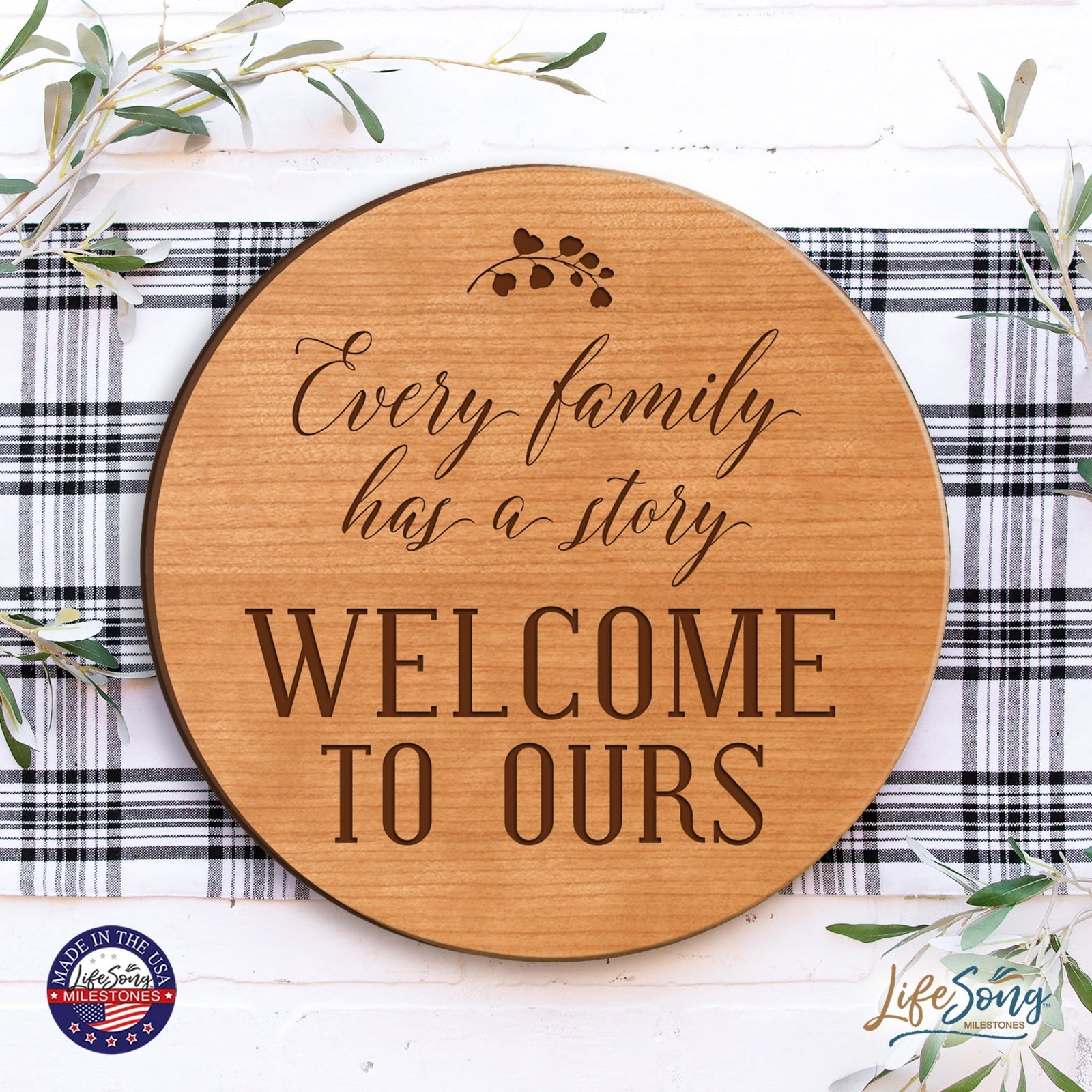 Everyday Lazy Susan 12x12 Mixed Verses - LifeSong Milestones