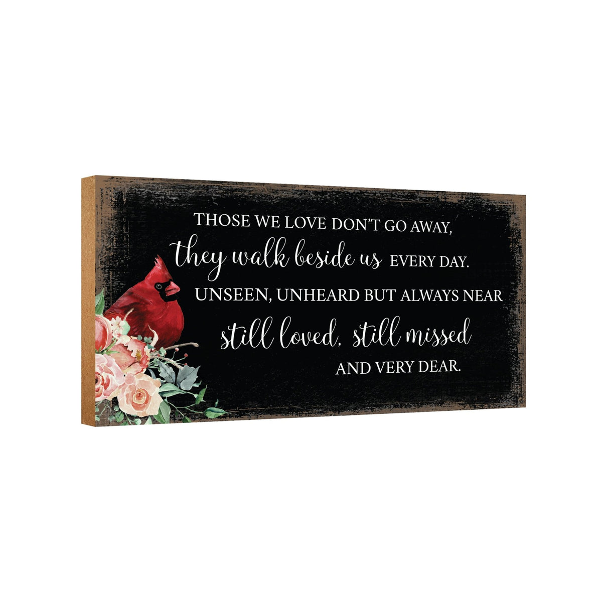 Wooden memorial plaque - a thoughtful gift for loss of a loved one.