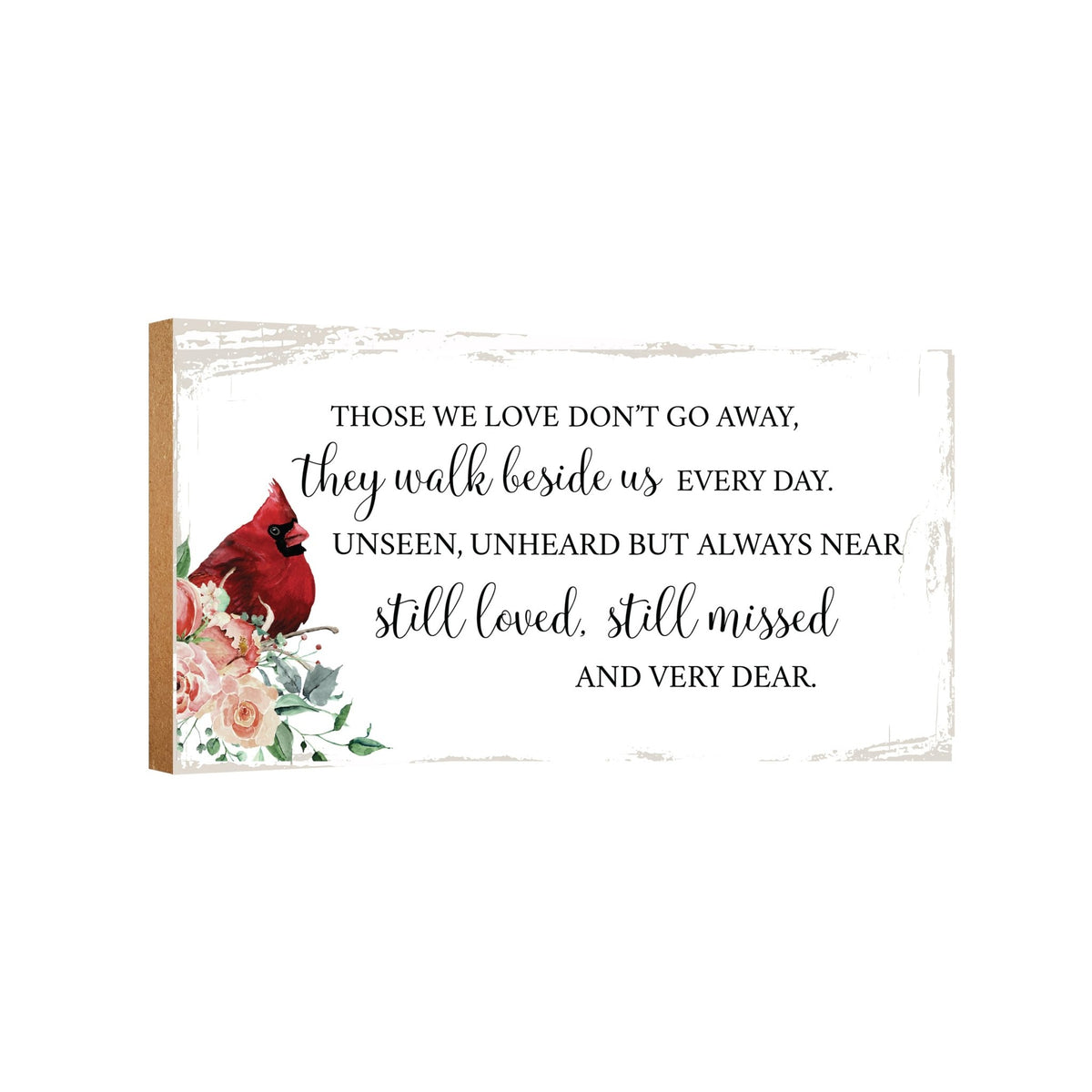 Wooden memorial plaque - a thoughtful gift for loss of a loved one.