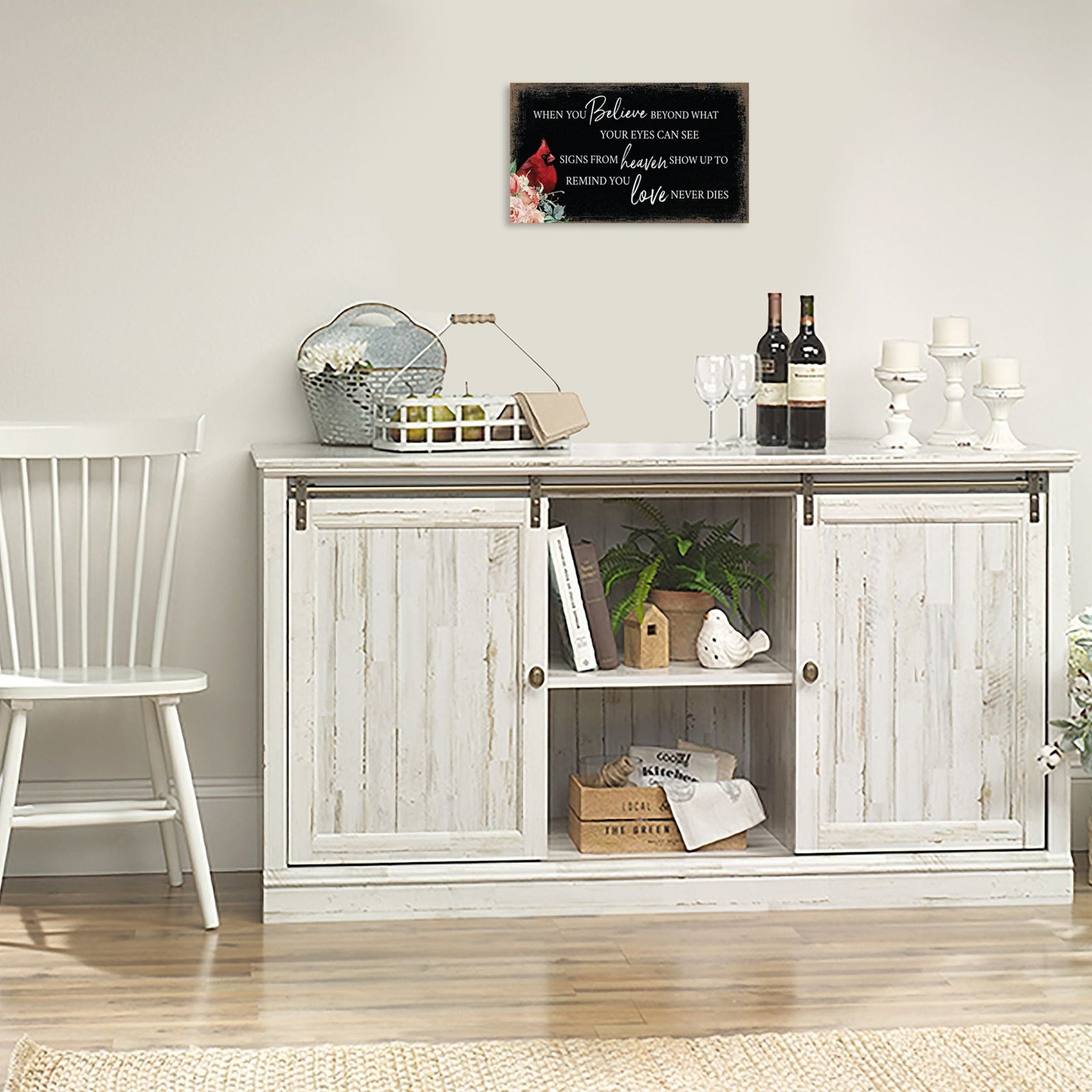 Wooden memorial plaque - a thoughtful gift for loss of a loved one.