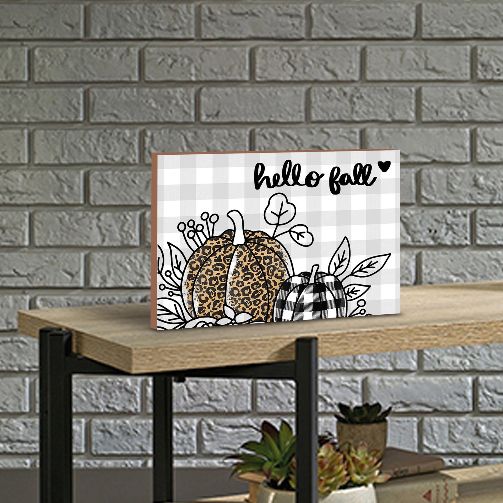 Fall Season Inspirational Shelf Décor and Tabletop Signs - LifeSong Milestones