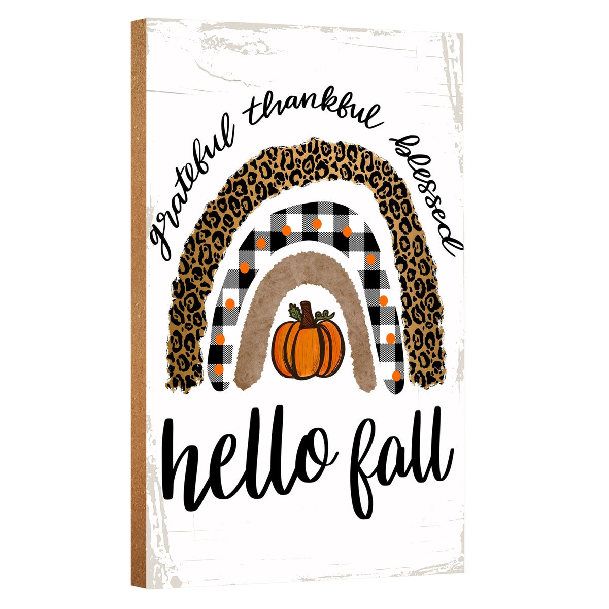 Fall Season Inspirational Shelf Décor and Tabletop Signs - LifeSong Milestones