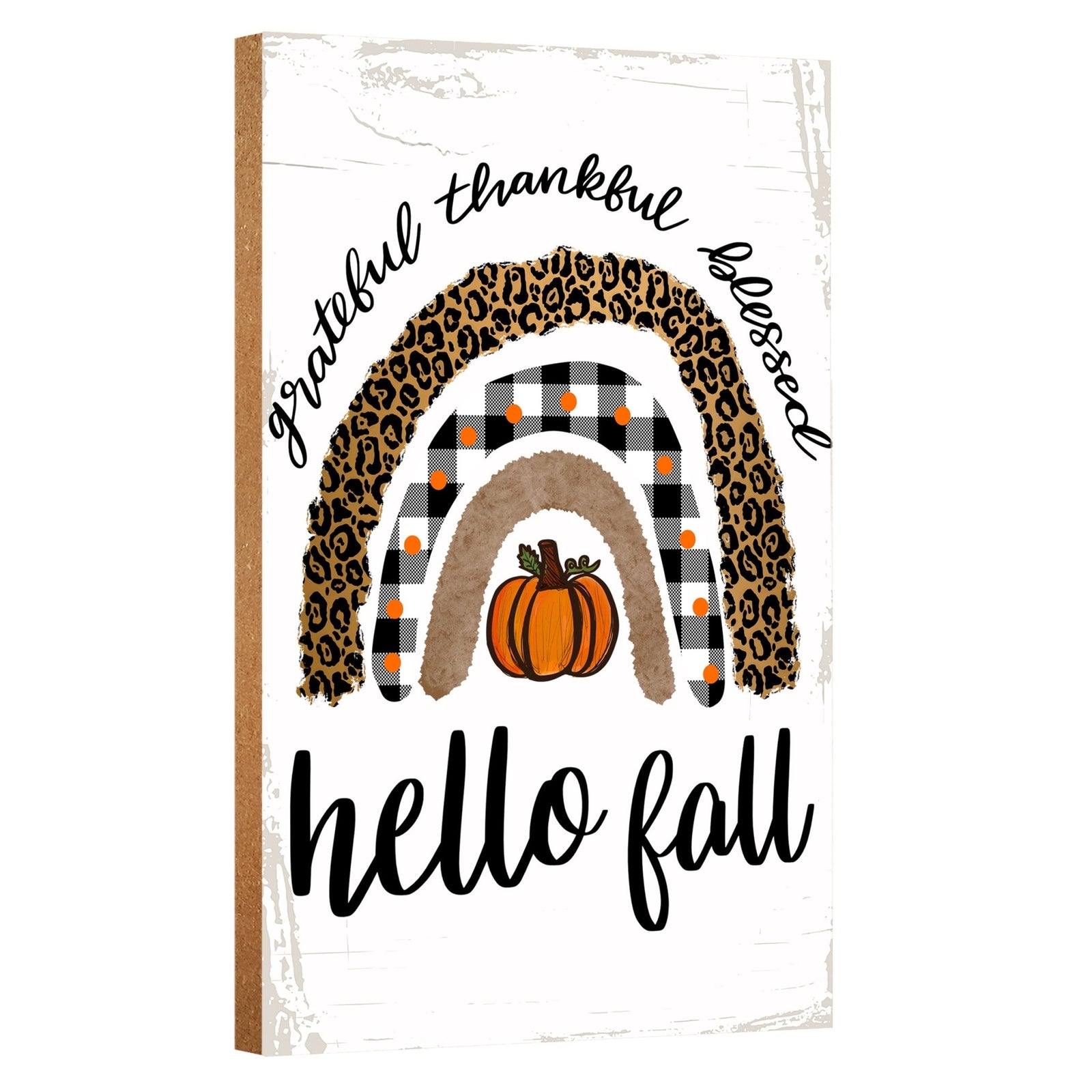 Fall Season Inspirational Shelf Décor and Tabletop Signs - LifeSong Milestones