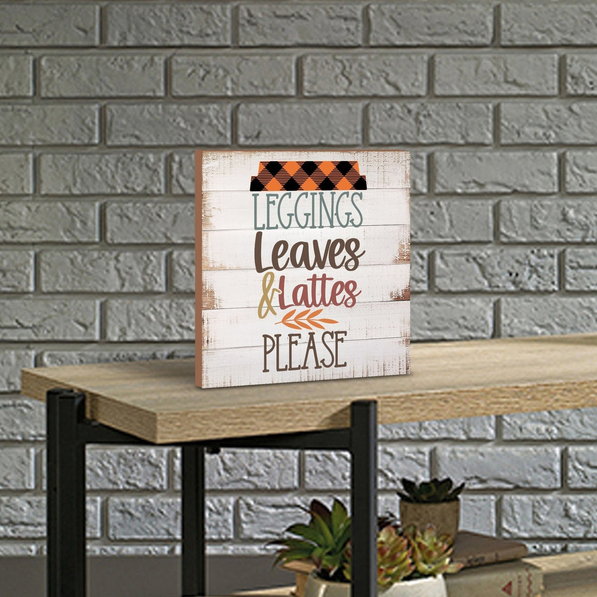 Fall Themed Unique Shelf Décor and Tabletop Signs - LifeSong Milestones