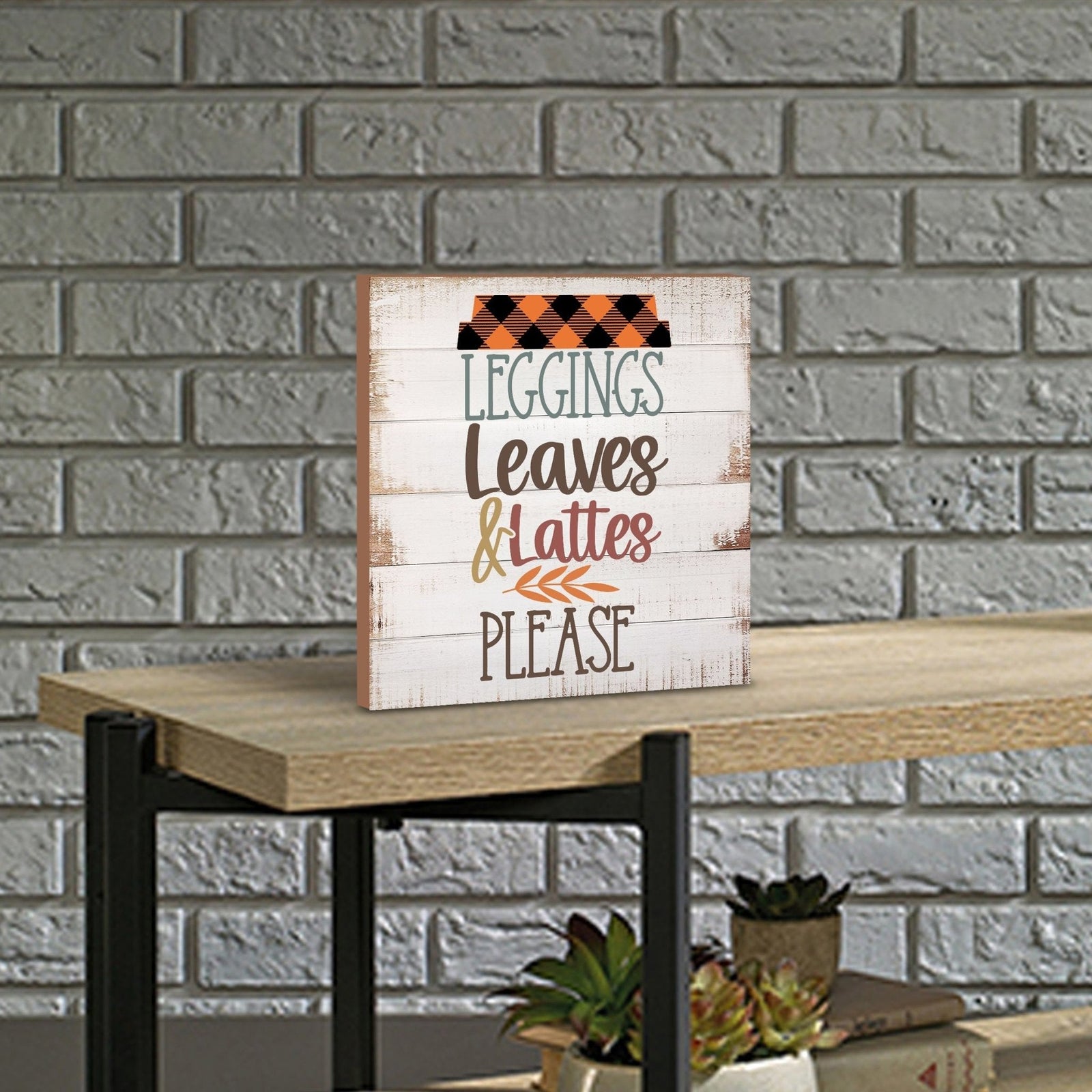 Fall Themed Unique Shelf Décor and Tabletop Signs - LifeSong Milestones