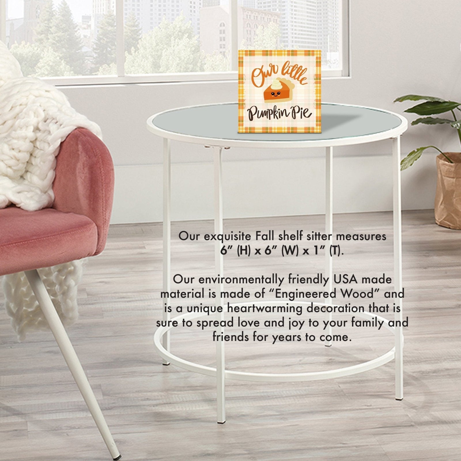 Fall Themed Unique Shelf Décor and Tabletop Signs - LifeSong Milestones