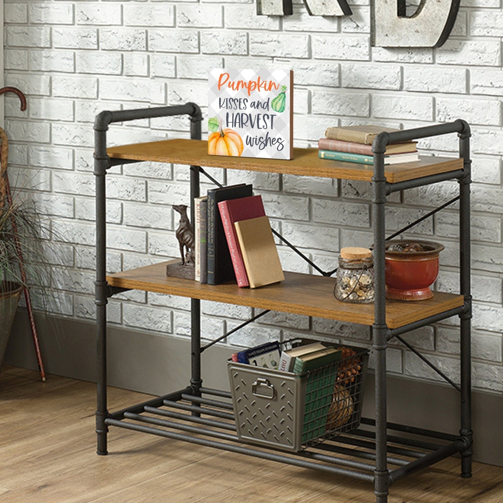 Fall Themed Unique Shelf Décor and Tabletop Signs - LifeSong Milestones