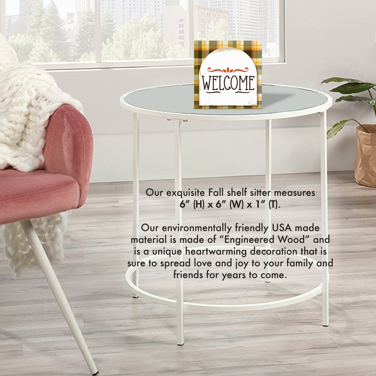 Fall Themed Unique Shelf Décor and Tabletop Signs - LifeSong Milestones