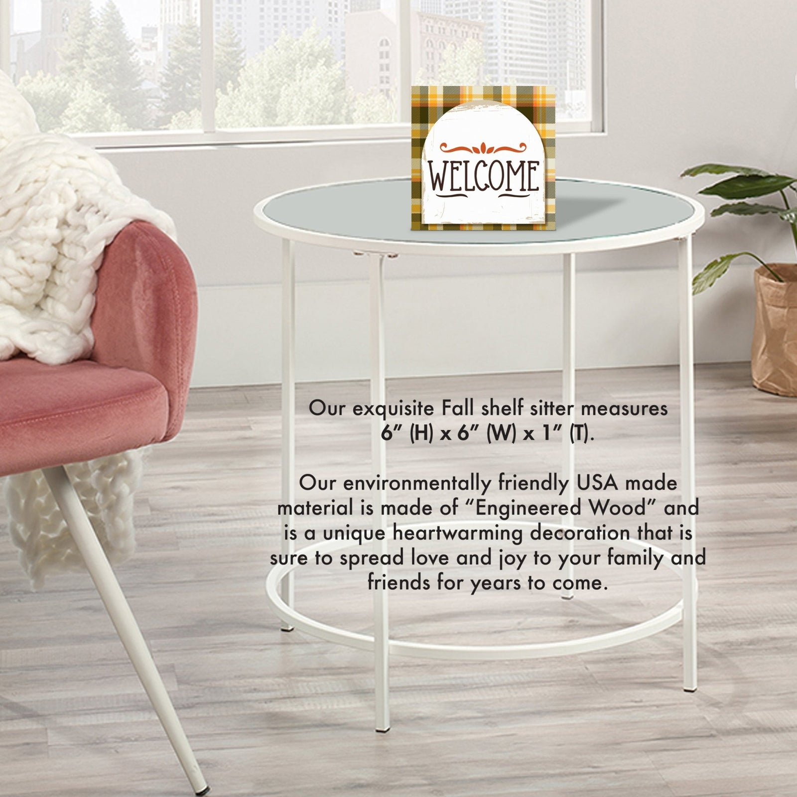 Fall Themed Unique Shelf Décor and Tabletop Signs - LifeSong Milestones