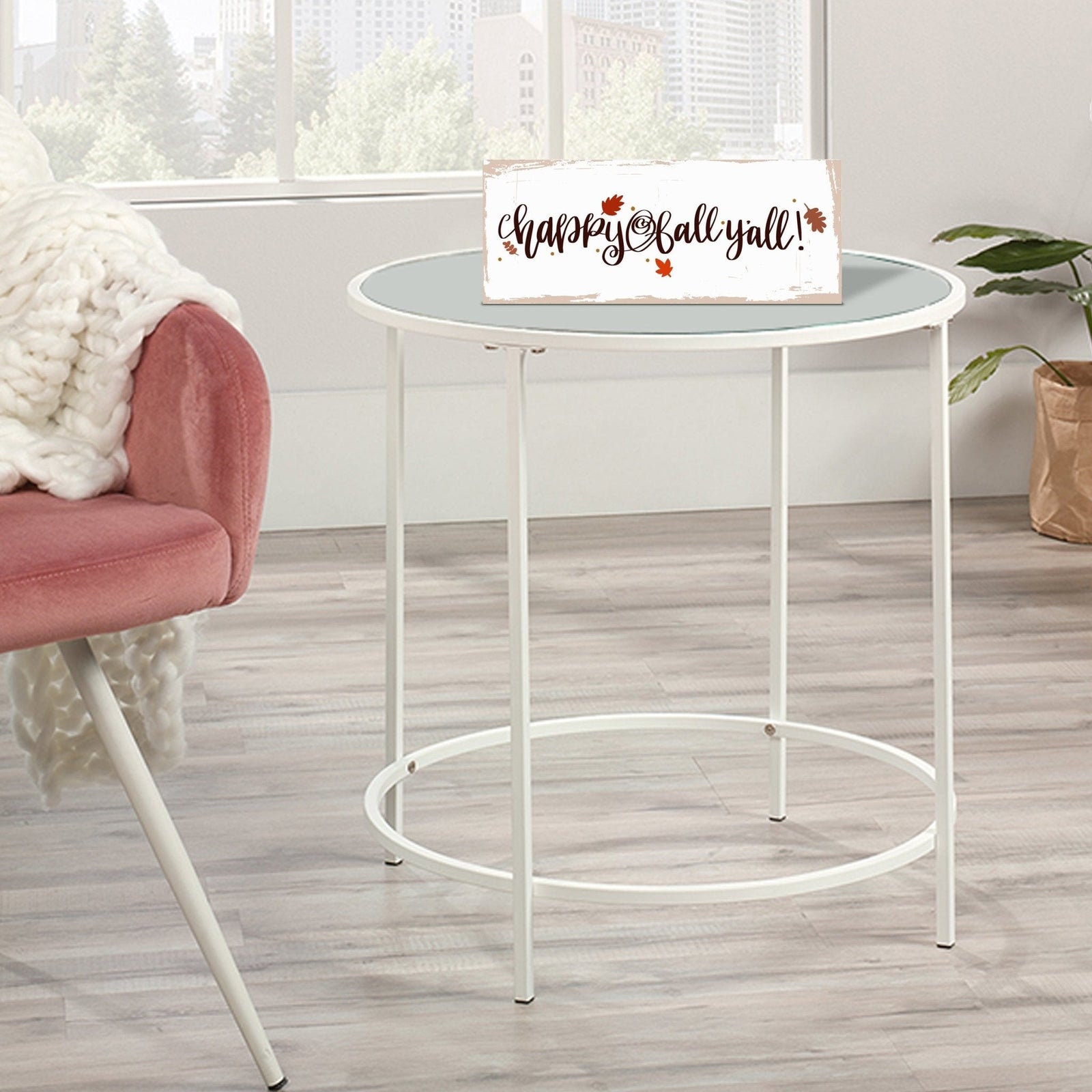 Fall Themed Unique Shelf Décor and Tabletop Signs for Home Decor - Happy Fall Y’all - LifeSong Milestones