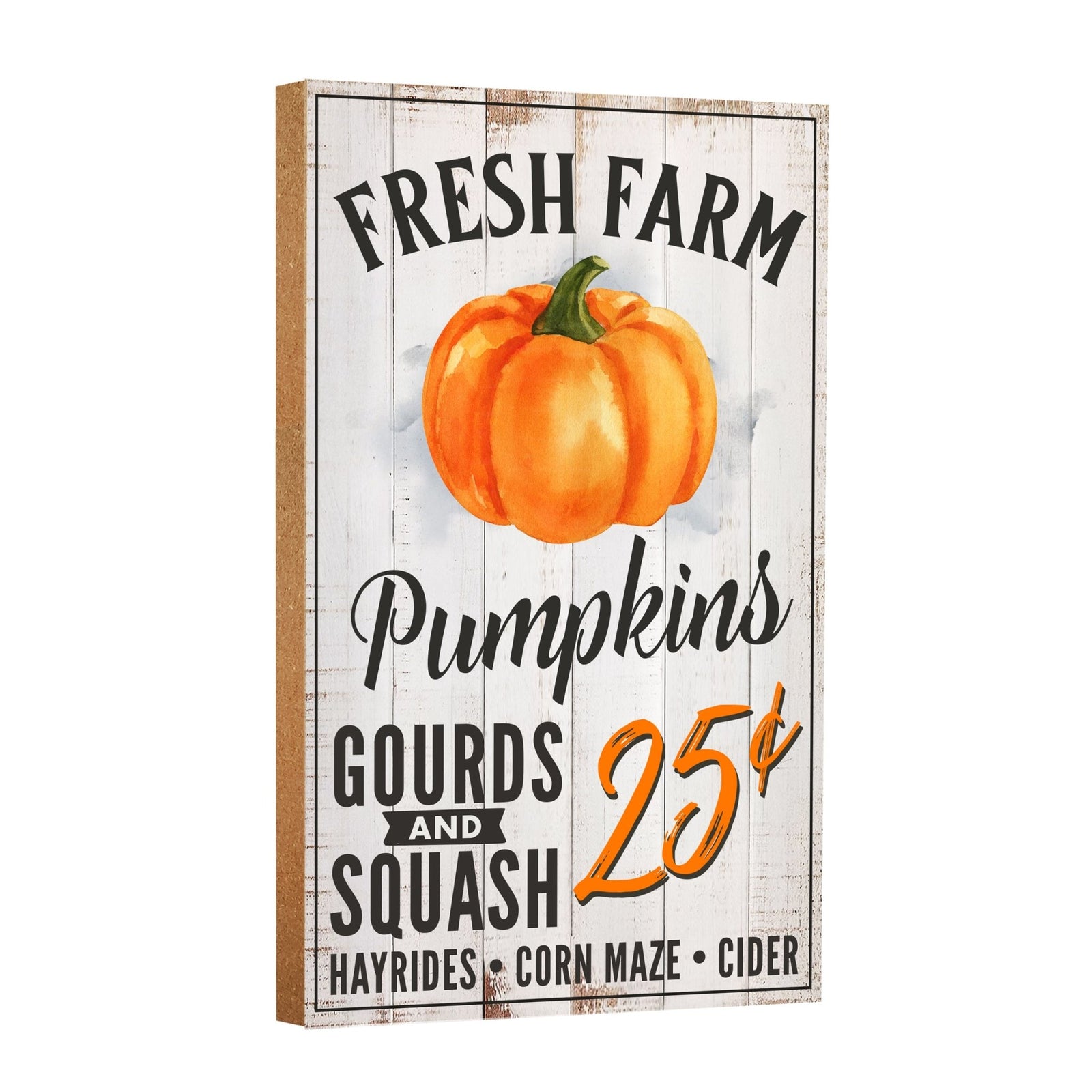 Fall Themed Wooden Inspirational Wall Plaque - LifeSong Milestones