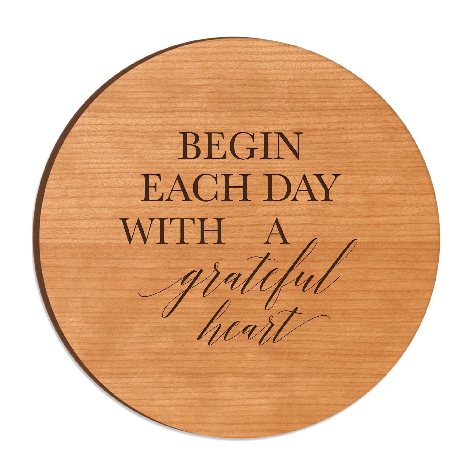 Family and Everyday Lazy Susan - Begin Each Day - LifeSong Milestones