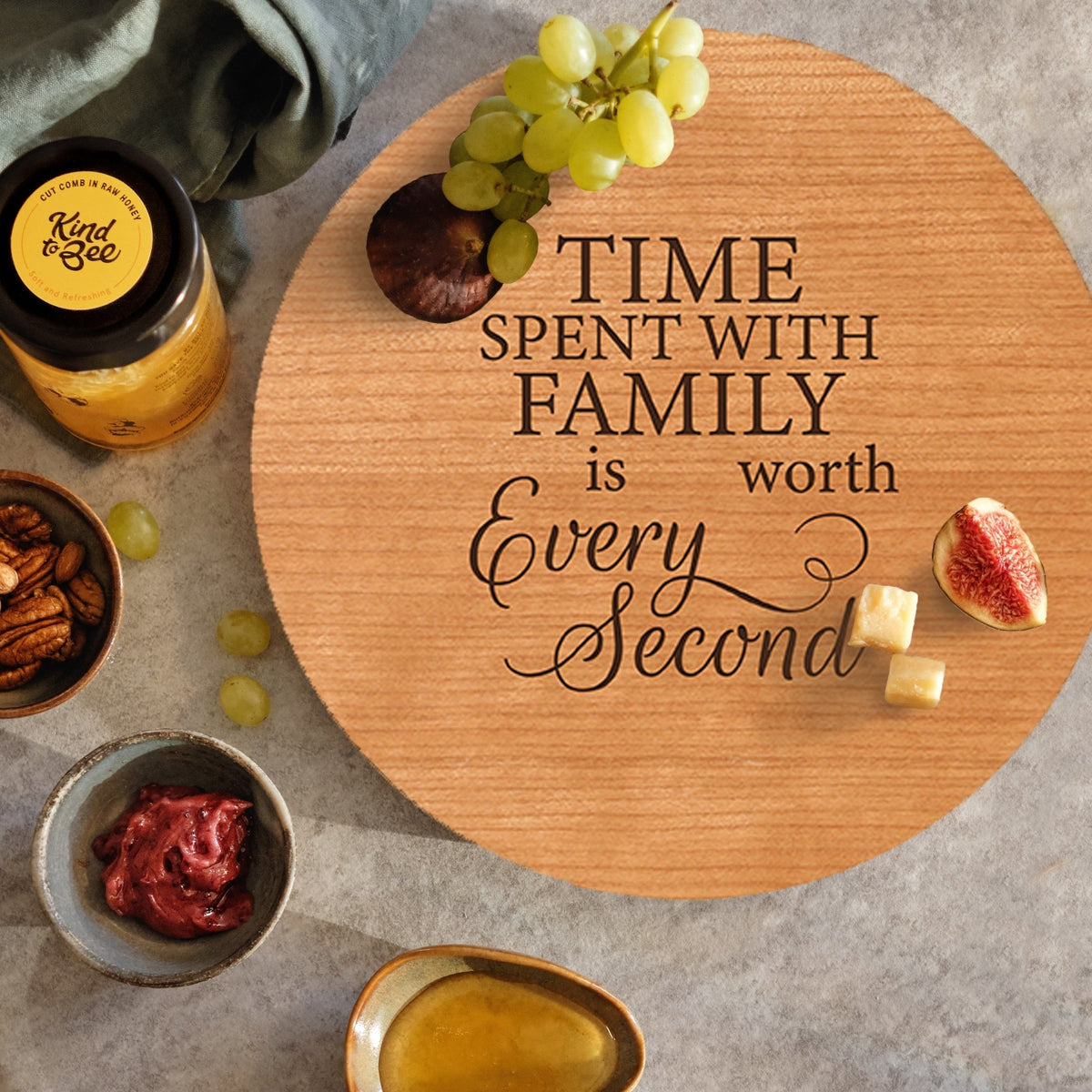 Family and Everyday Lazy Susan - Time Spent With Family - LifeSong Milestones