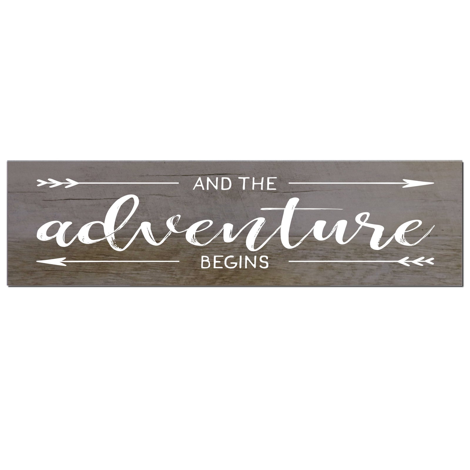 Family Barnwood Sign Home Decor - Adventure - LifeSong Milestones